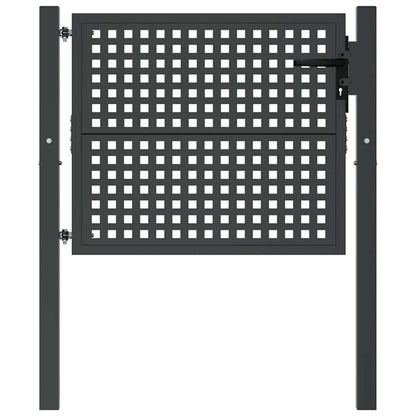 Garden Gate Anthracite 100x75 cm Steel