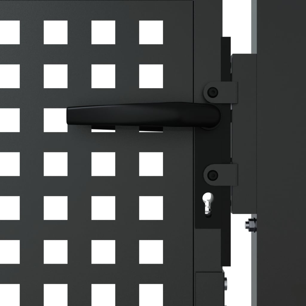 Garden Gate Anthracite 100x75 cm Steel