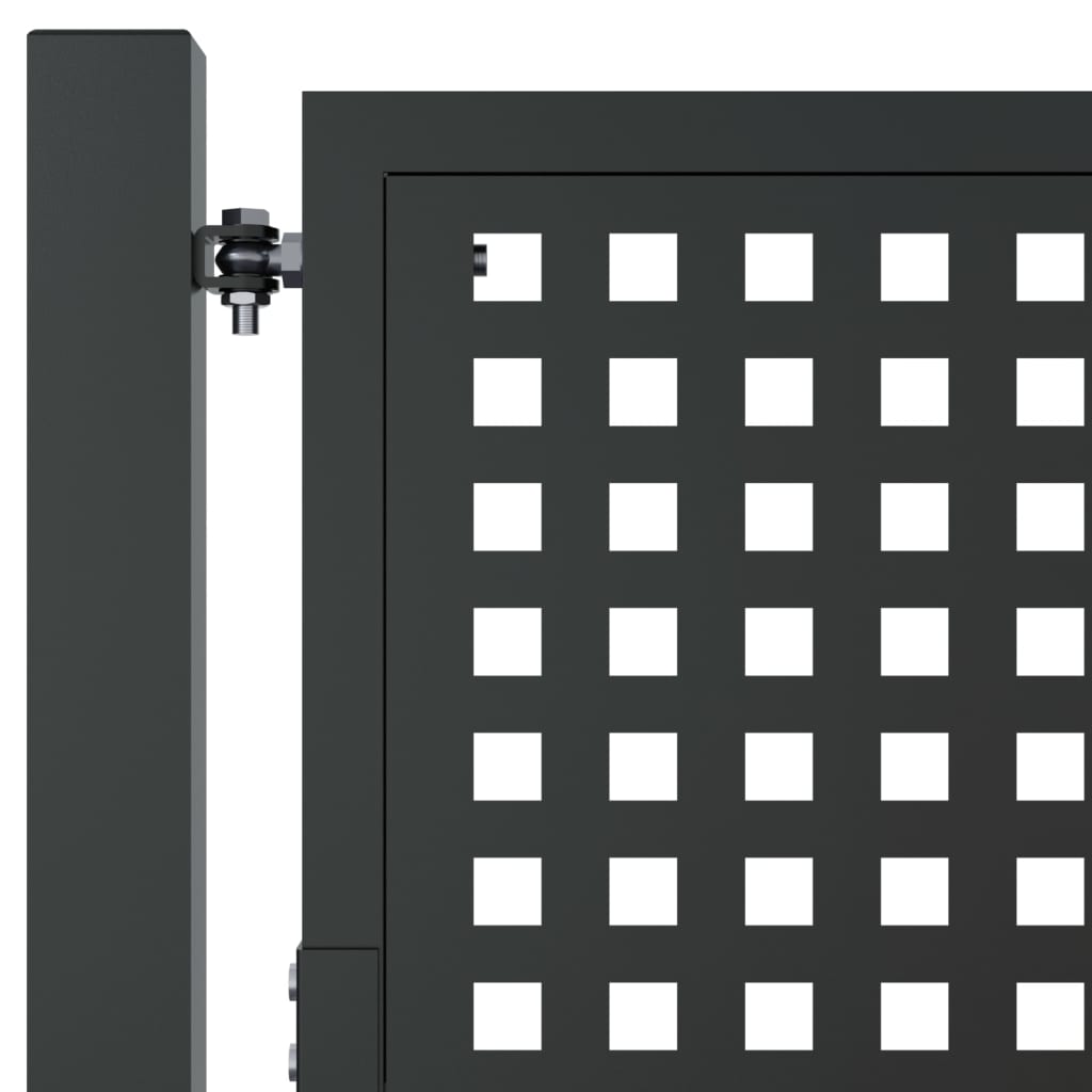 Garden Gate Anthracite 100x75 cm Steel
