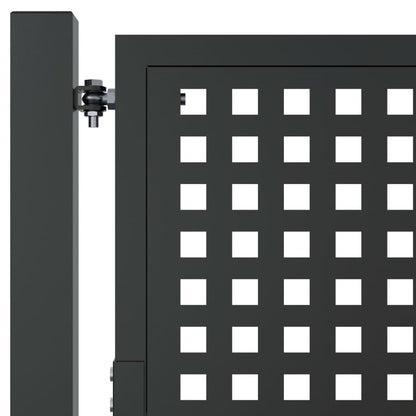 Garden Gate Anthracite 100x75 cm Steel