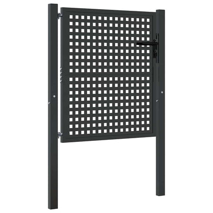 Garden Gate Anthracite 100x100 cm Steel