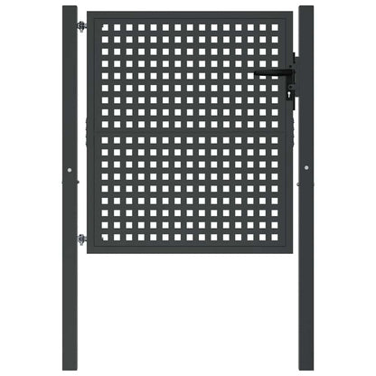 Garden Gate Anthracite 100x100 cm Steel