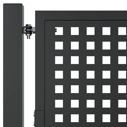 Garden Gate Anthracite 100x100 cm Steel