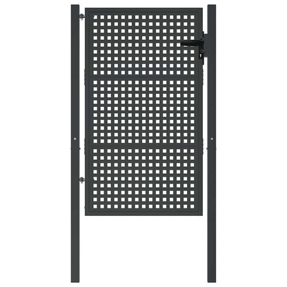 Garden Gate Anthracite 100x125 cm Steel