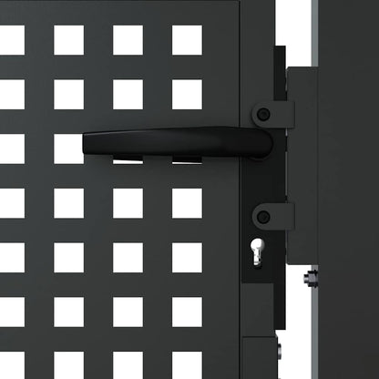 Garden Gate Anthracite 100x125 cm Steel