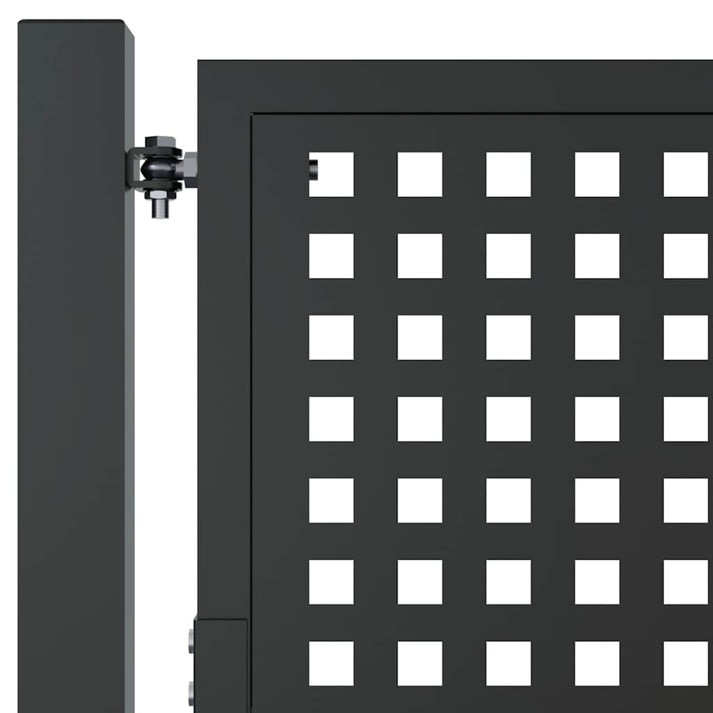 Garden Gate Anthracite 100x125 cm Steel
