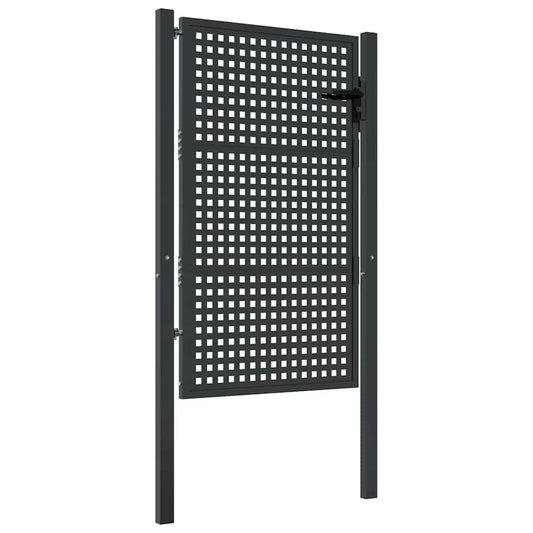 Garden Gate Anthracite 100x150 cm Steel