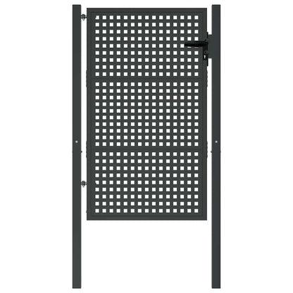 Garden Gate Anthracite 100x150 cm Steel