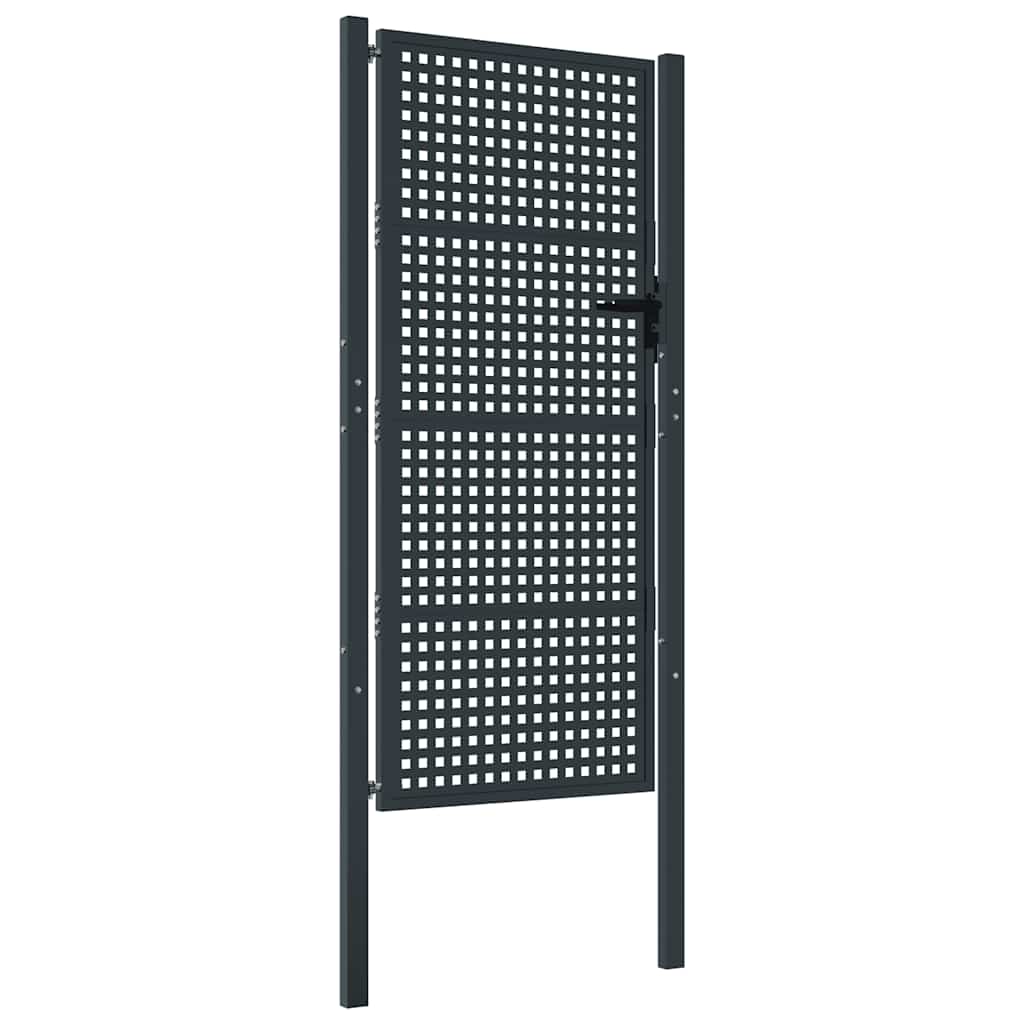 Garden Gate Anthracite 100x175 cm Steel
