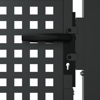 Garden Gate Anthracite 100x200 cm Steel