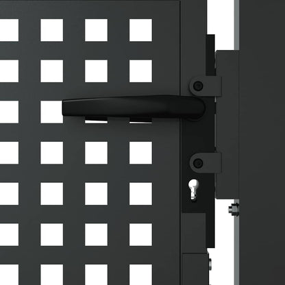 Garden Gate Anthracite 100x200 cm Steel