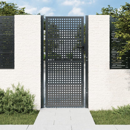 Garden Gate Anthracite 100x200 cm Steel