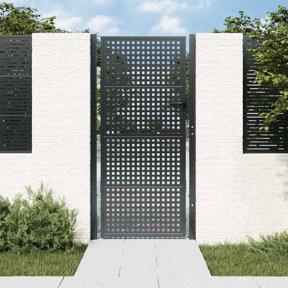 Garden Gate Anthracite 100x200 cm Steel