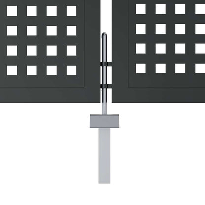 Garden Gate Anthracite 300x75 cm Steel
