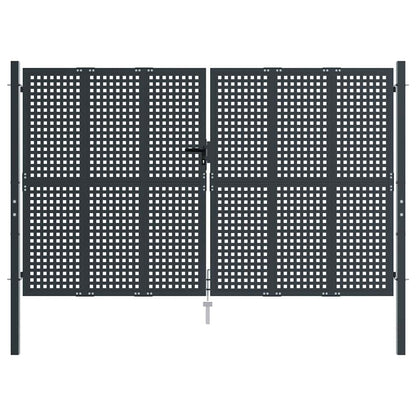 Garden Gate Anthracite 300x175 cm Steel