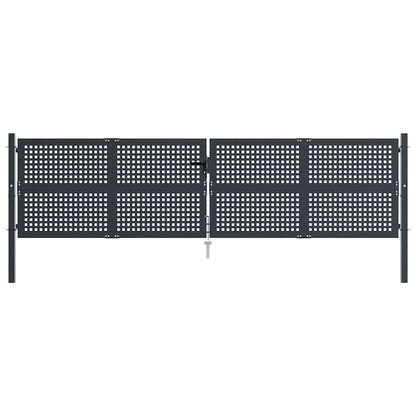 Garden Gate Anthracite 400x75 cm Steel