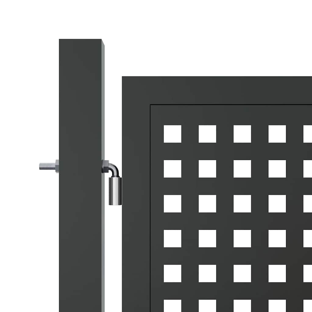 Garden Gate Anthracite 400x125 cm Steel