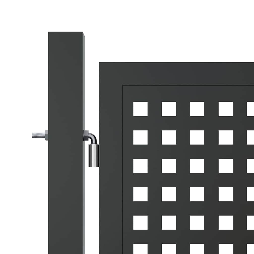 Garden Gate Anthracite 400x125 cm Steel