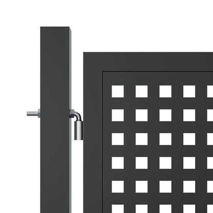 Garden Gate Anthracite 400x125 cm Steel