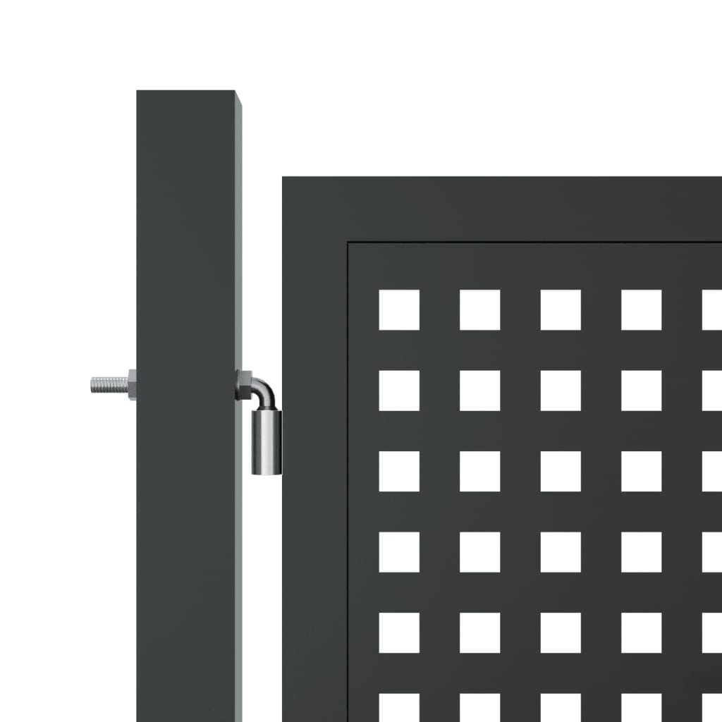 Garden Gate Anthracite 400x150 cm Steel