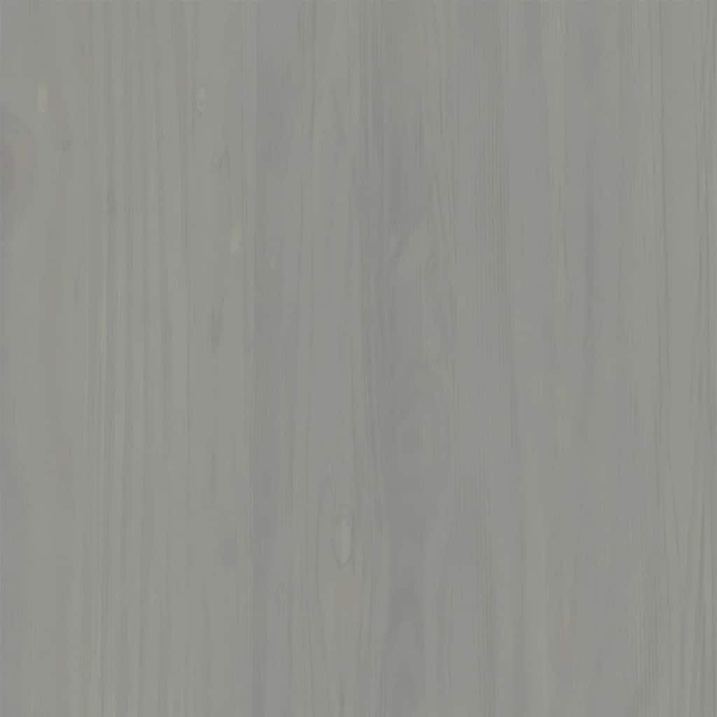 Bedside Cabinet VIGO Grey 42x35x42 cm Solid Wood Pine