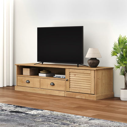TV Cabinet "VIGO" 156x40x40 cm Solid Wood Pine