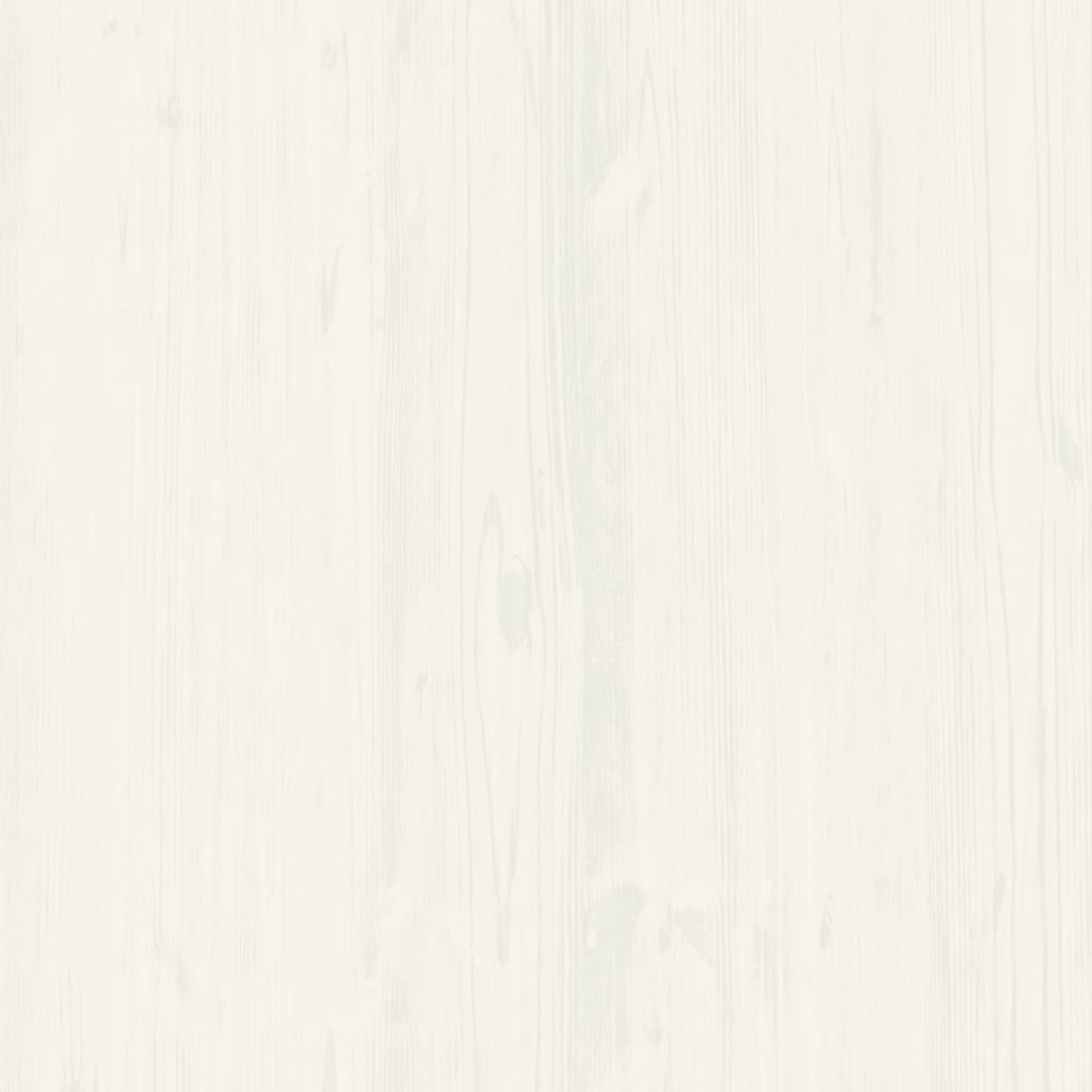 TV Cabinet "VIGO" White 156x40x40 cm Solid Wood Pine