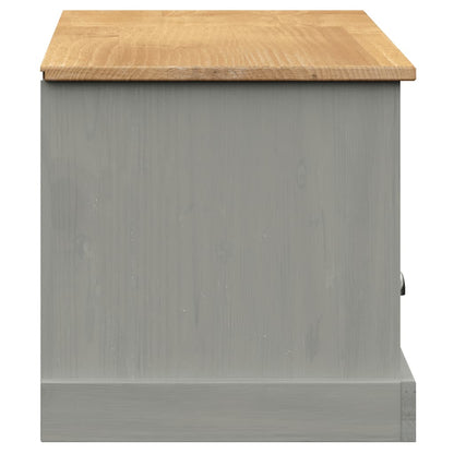 TV Cabinet "VIGO" Grey 156x40x40 cm Solid Wood Pine