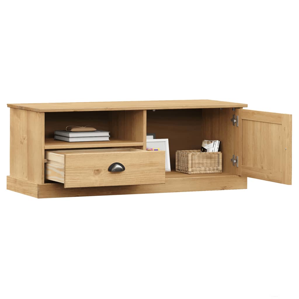 TV Cabinet "VIGO" 106x40x40 cm Solid Wood Pine