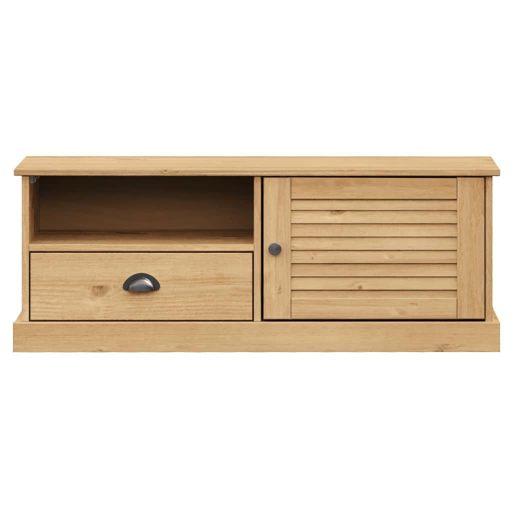 TV Cabinet "VIGO" 106x40x40 cm Solid Wood Pine