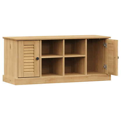 Shoe Bench VIGO 106x35x45 cm Solid Wood Pine