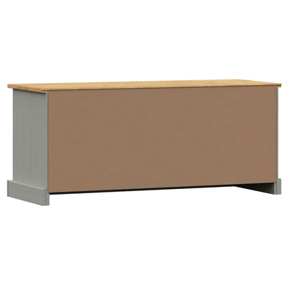 Shoe Bench VIGO Grey 106x35x45 cm Solid Wood Pine