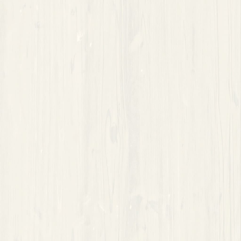 Sideboard with Drawers VIGO 113x40x75 cm White Solid Wood Pine