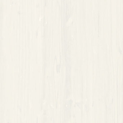 Sideboard with Drawers VIGO 113x40x75 cm White Solid Wood Pine