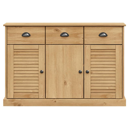 Sideboard with Drawers VIGO 113x40x75 cm Solid Wood Pine