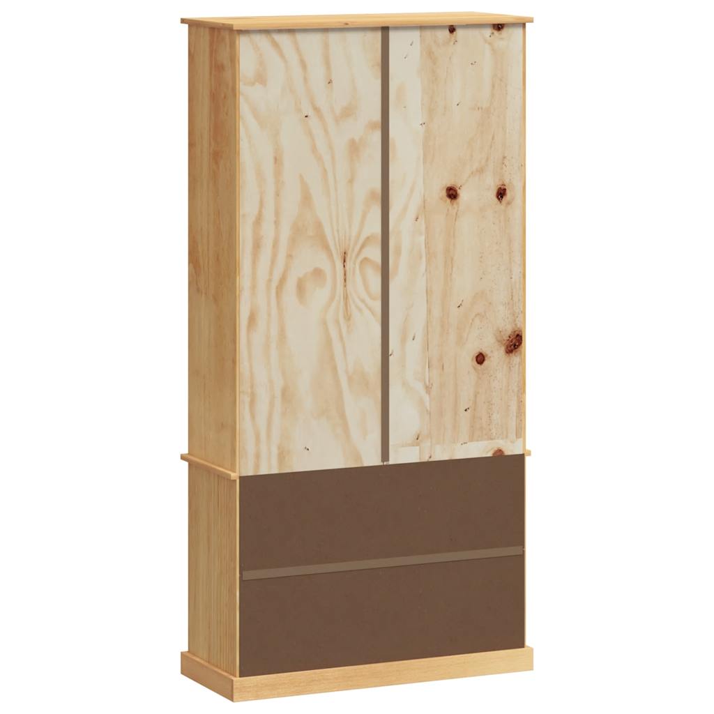 Bookcase VIGO 85x35x170 cm Solid Wood Pine