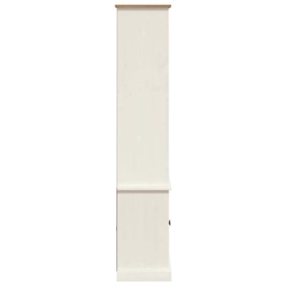Bookcase "VIGO" White 85x35x170 cm Solid Wood Pine