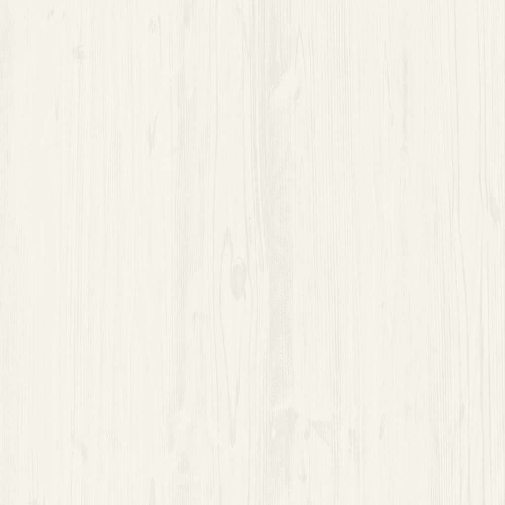 Bookcase "VIGO" White 85x35x170 cm Solid Wood Pine
