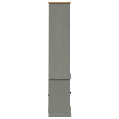 Bookcase VIGO Grey 85x35x170 cm Solid Wood Pine