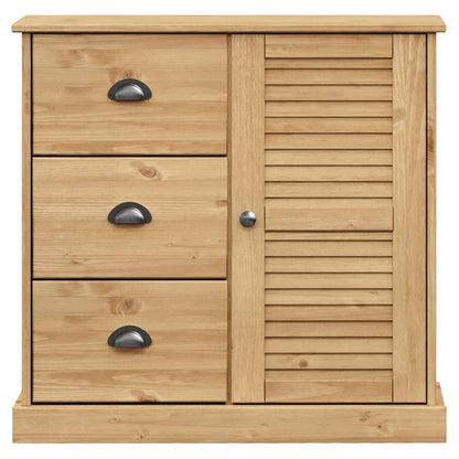 Sideboard with Drawers VIGO 78x40x75 cm Solid Wood Pine