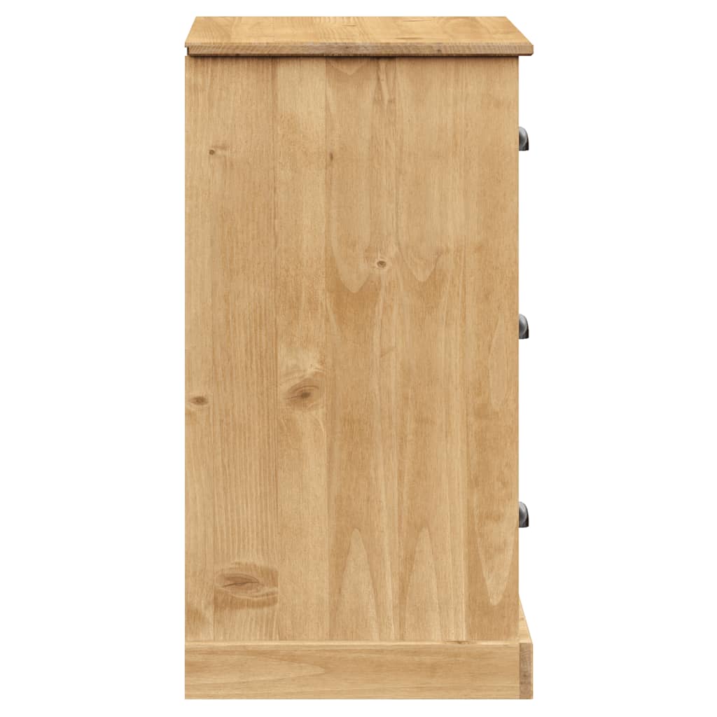 Sideboard with Drawers VIGO 78x40x75 cm Solid Wood Pine