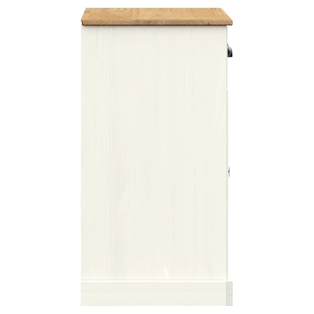 Sideboard | White | Solid Pine Wood | Compact | Sideboard | Rectangular