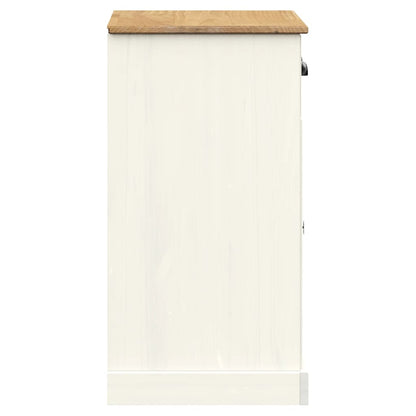 Sideboard | White | Solid Pine Wood | Compact | Sideboard | Rectangular