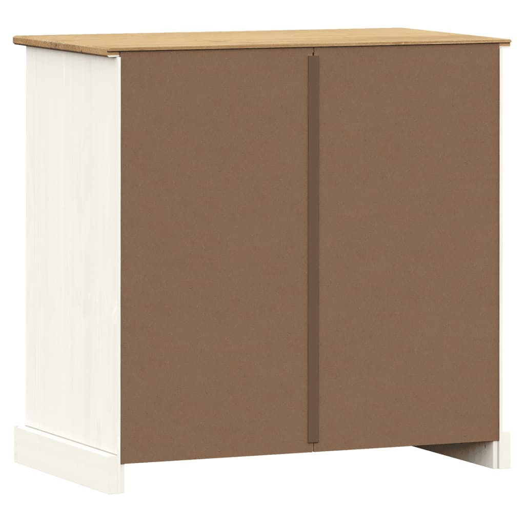 Sideboard | White | Solid Pine Wood | Compact | Sideboard | Rectangular
