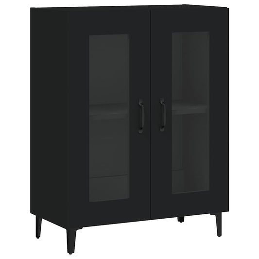 Sideboard Black 69,5x34x90 cm Engineered Wood