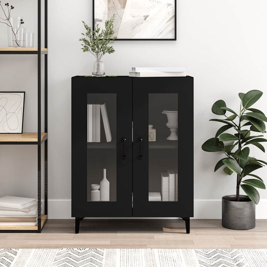 Sideboard Black 69,5x34x90 cm Engineered Wood