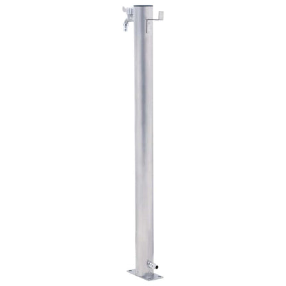 Water Column | Stainless Steel | Tall | Durable | Garden Tap | Round