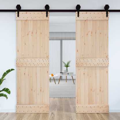 Door NARVIK Natural 70 x 210 cm Solid Pine Wood