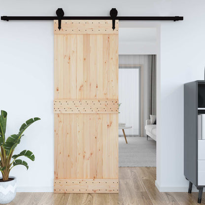 Door NARVIK Natural 85 x 210 cm Solid Pine Wood