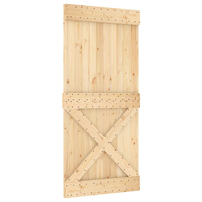 Door NARVIK Natural 95 x 210 cm Solid Pine Wood